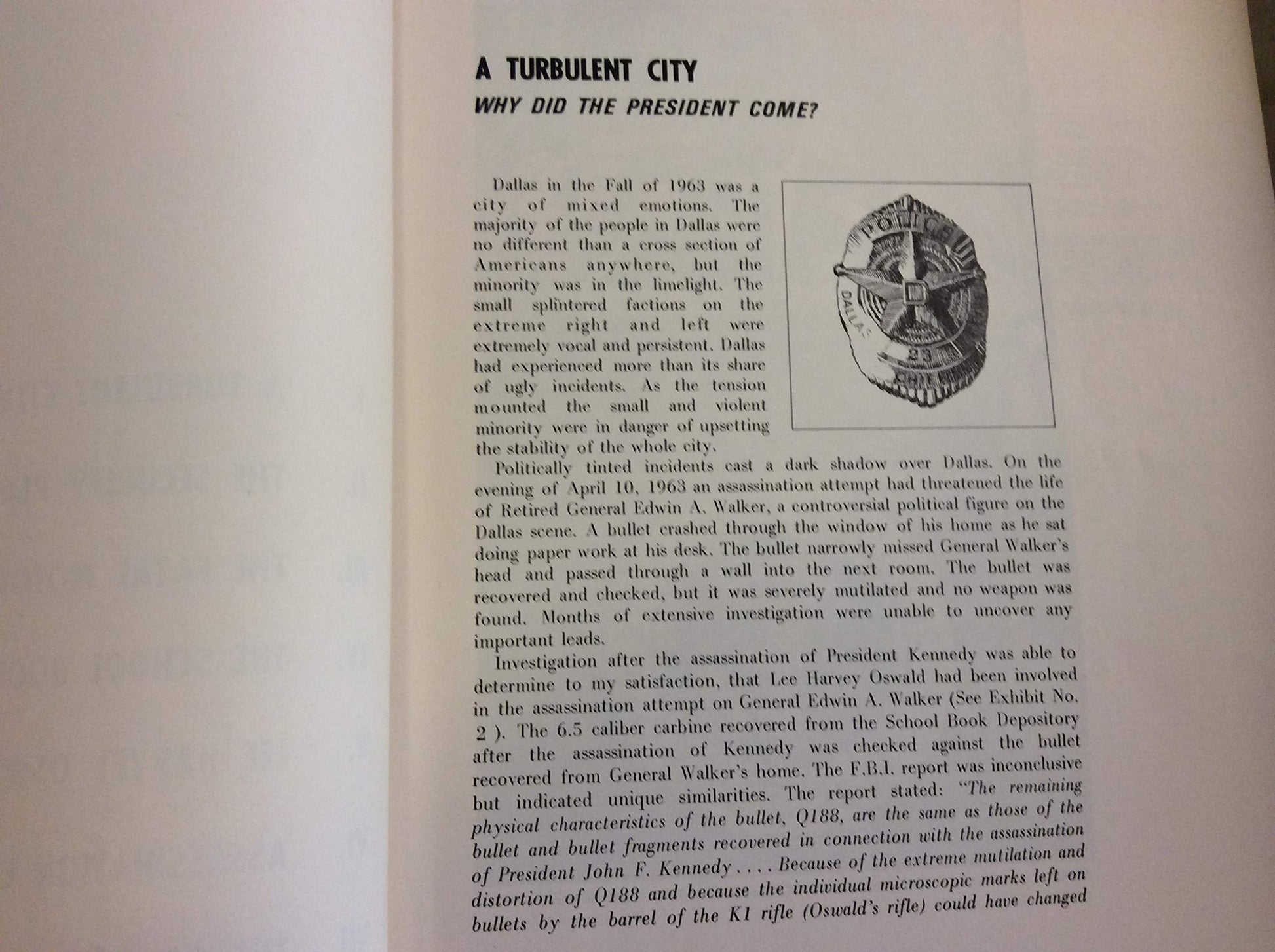 Retired Dallas police chief, Jesse Curry reveals his personal JFK assassination file used book depot