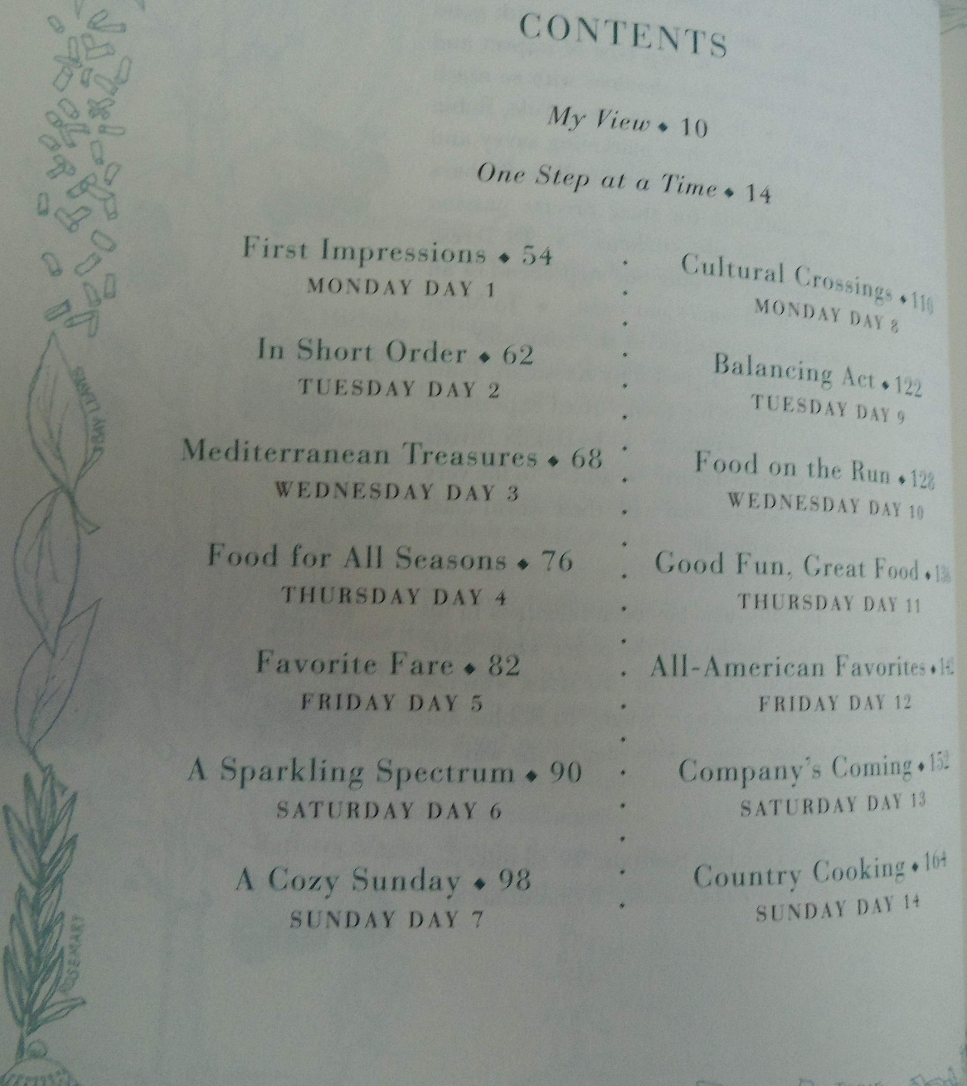 Fresh Start: Great Low-Fat Recipes, Day-by-Day Menus--The Savvy Way to Cook, Eat, and Live used book depot