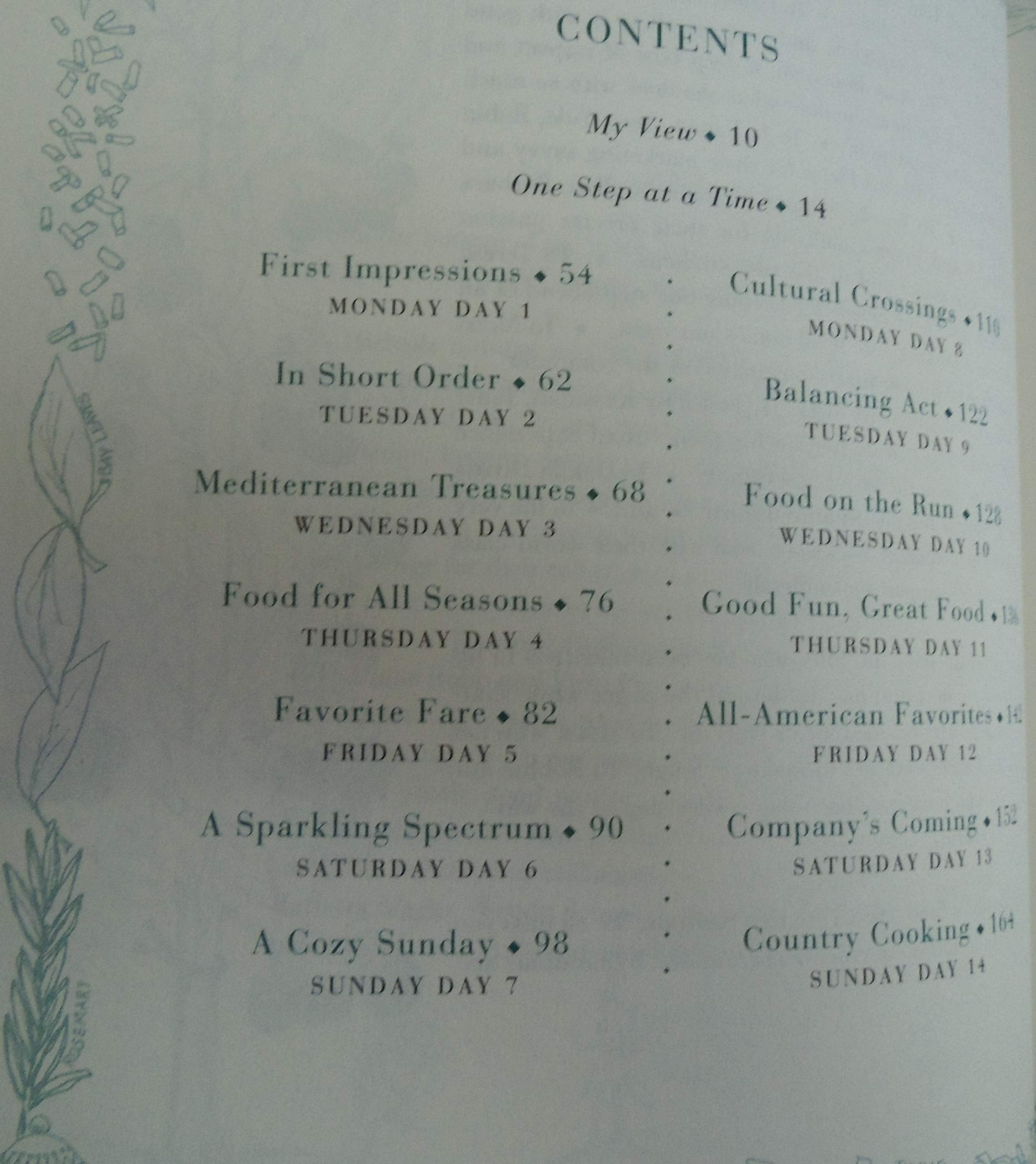 Fresh Start: Great Low-Fat Recipes, Day-by-Day Menus--The Savvy Way to Cook, Eat, and Live used book depot