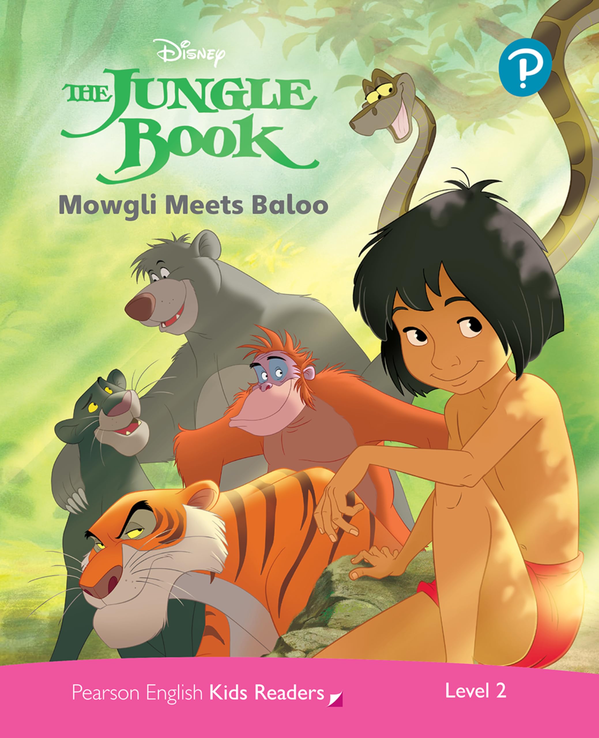 Level 2: Disney Kids Readers Mowgli Meets Baloo Pack (Pearson English Kids Readers) used book depot