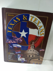 Texas and Texans, Student Edition used book depot