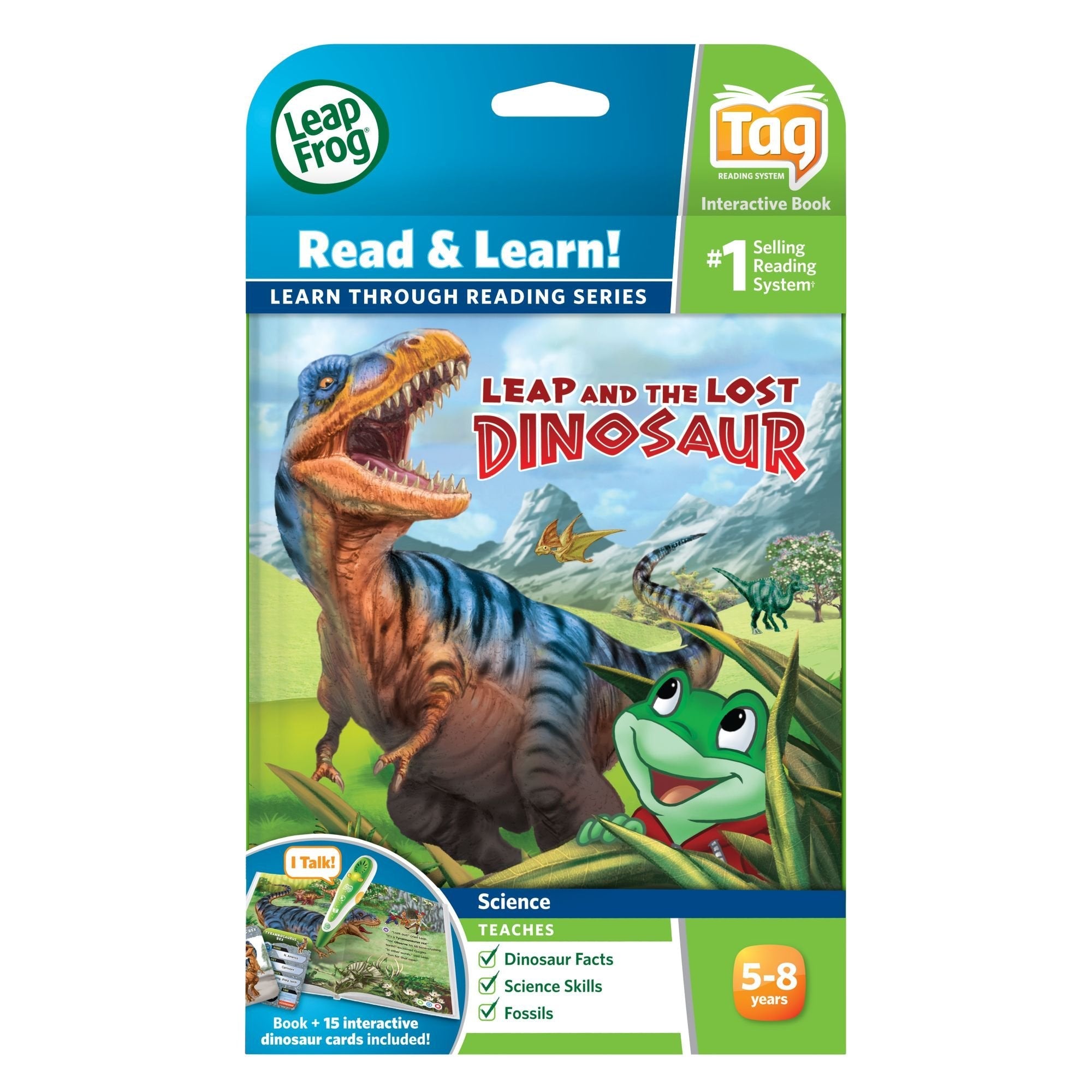LeapFrog LeapReader Book: Leap and The Lost Dinosaur (Works with Tag) used book depot
