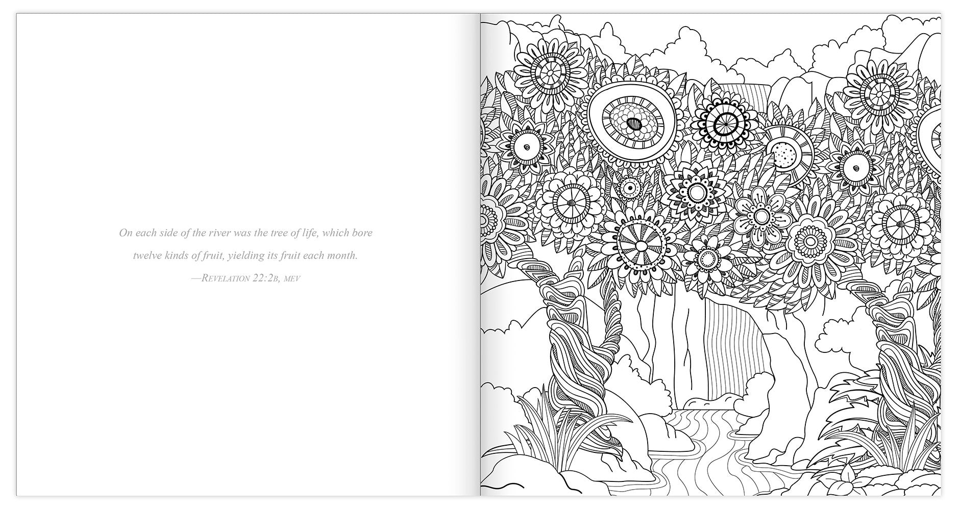 Scenes from Heaven Adult Coloring Book: Beautiful Imageries of Angels and Eternity used book depot