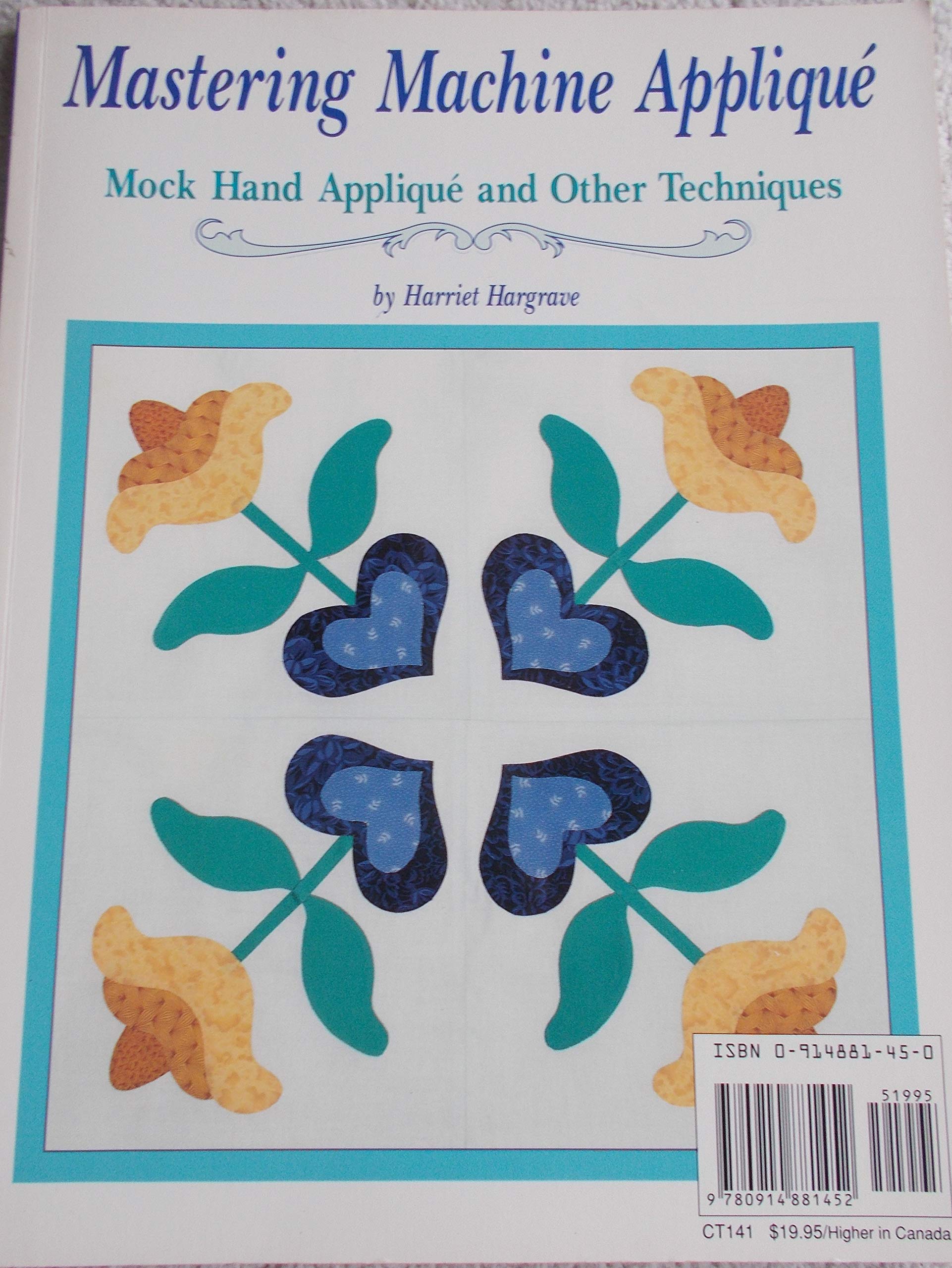 Mastering Machine Applique: The Satin Stitch/Mock Hand Applique and Other Techniques used book depot