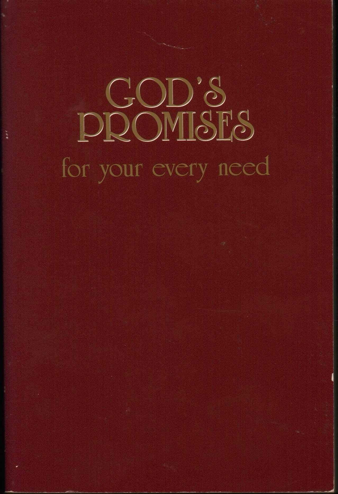 God's Promises For Your Every Need used book depot