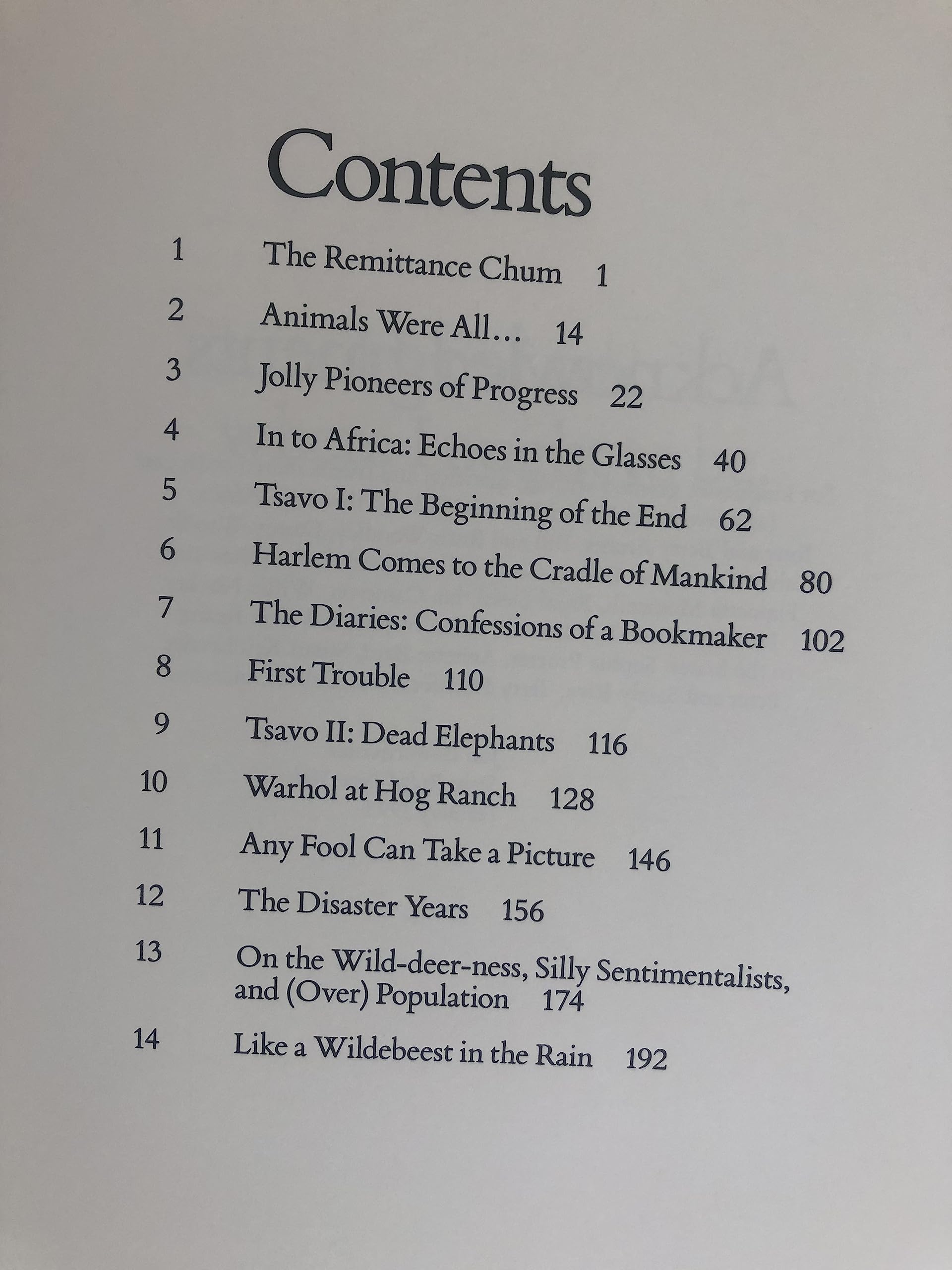 The Adventures and Misadventures of Peter Beard in Africa used book depot