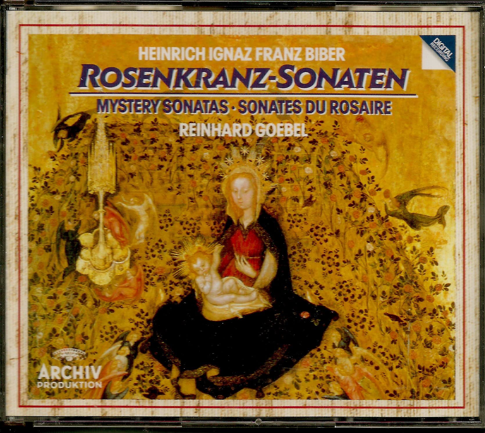 Biber: Mystery Sonatas (Rosenkranz-Sonaten or Rosary Sonatas) - Goebel used book depot