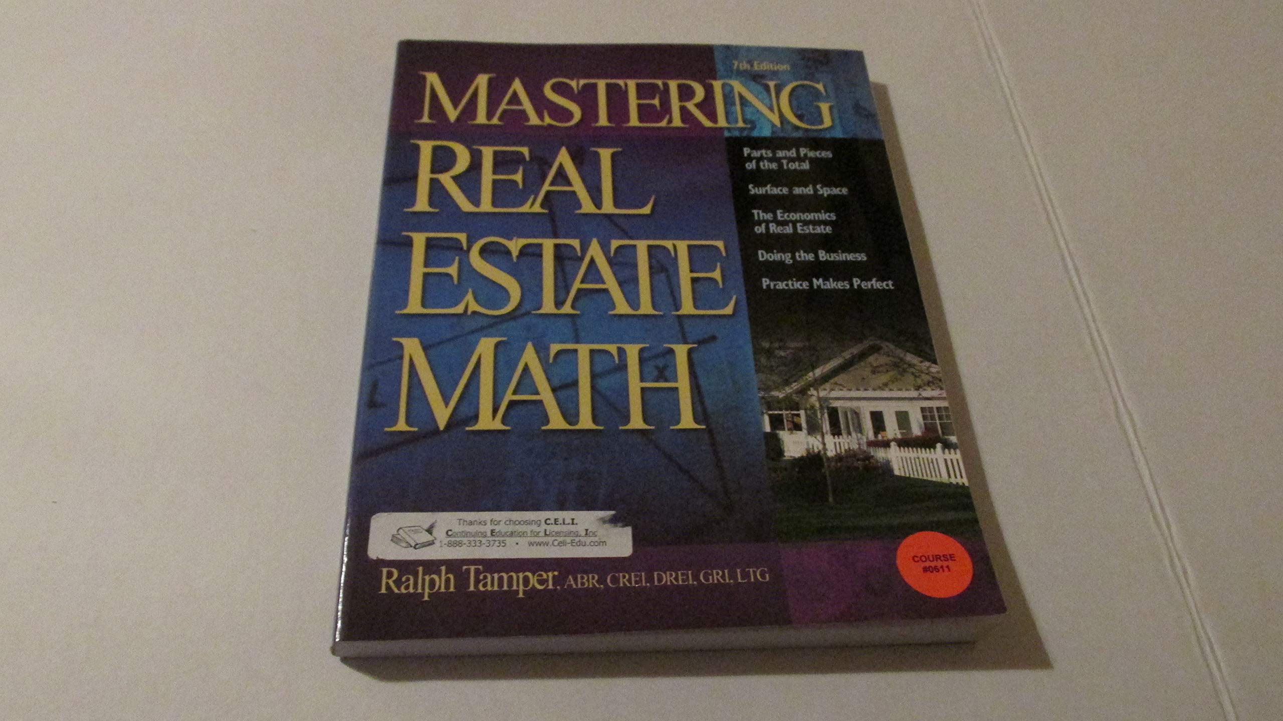 Mastering Real Estate Mathematics used book depot