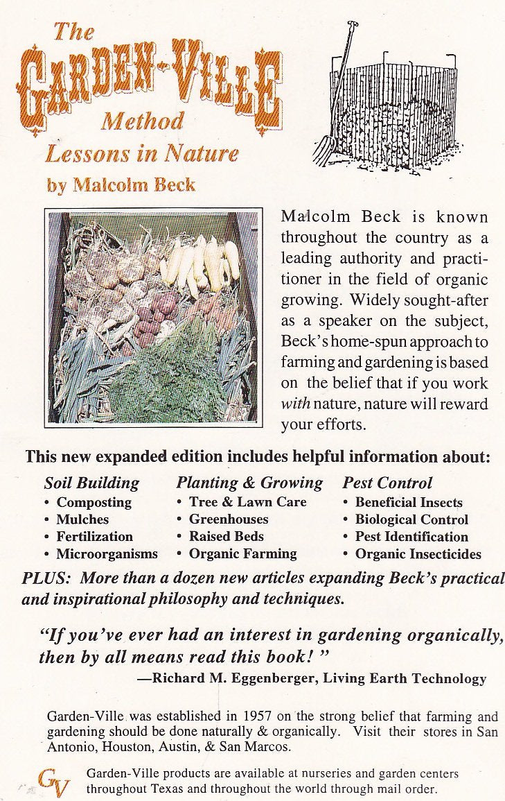 The Garden-Ville Method used book depot