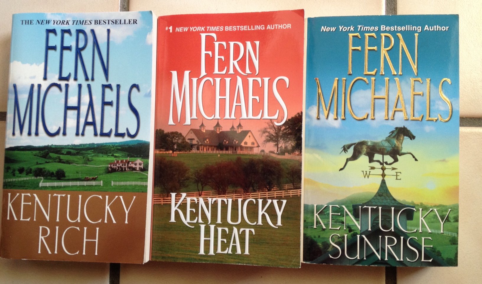 Kentucky Series: 1. Kentucky Rich 2. Kentucky Heat 3. Kentucky Sunrise used book depot