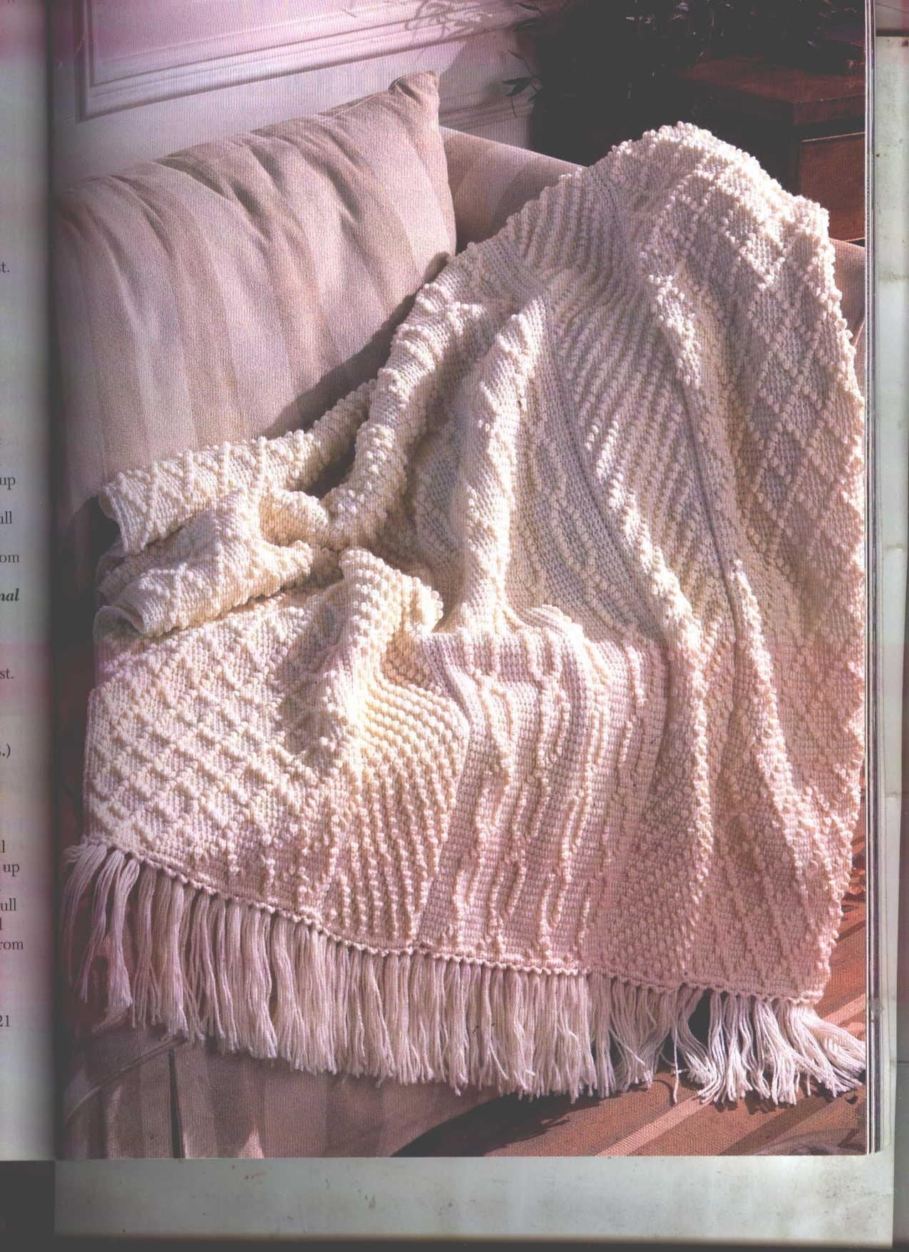 Herrschner's Blue-Ribbon Knit and Crochet Afghans used book depot