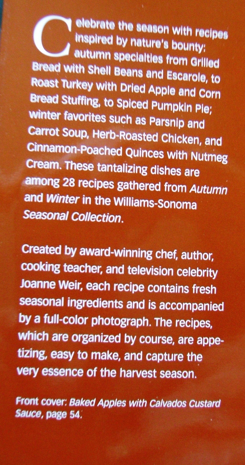 Seasonal favorites: The best of Autumn & Winter in the seasonal collection (Williams-Sonoma seasonal collection) used book depot