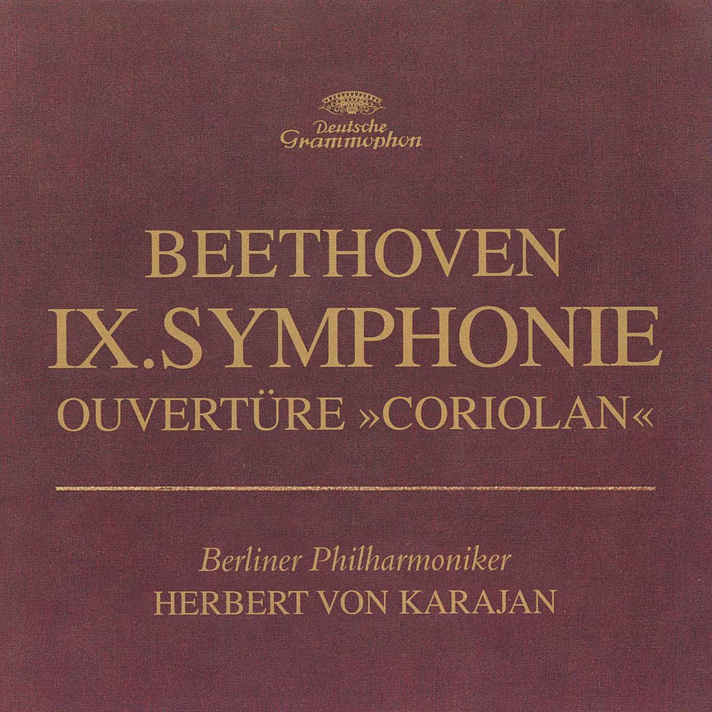 Beethoven: Symphony No. 9 / Coriolan Overture used book depot