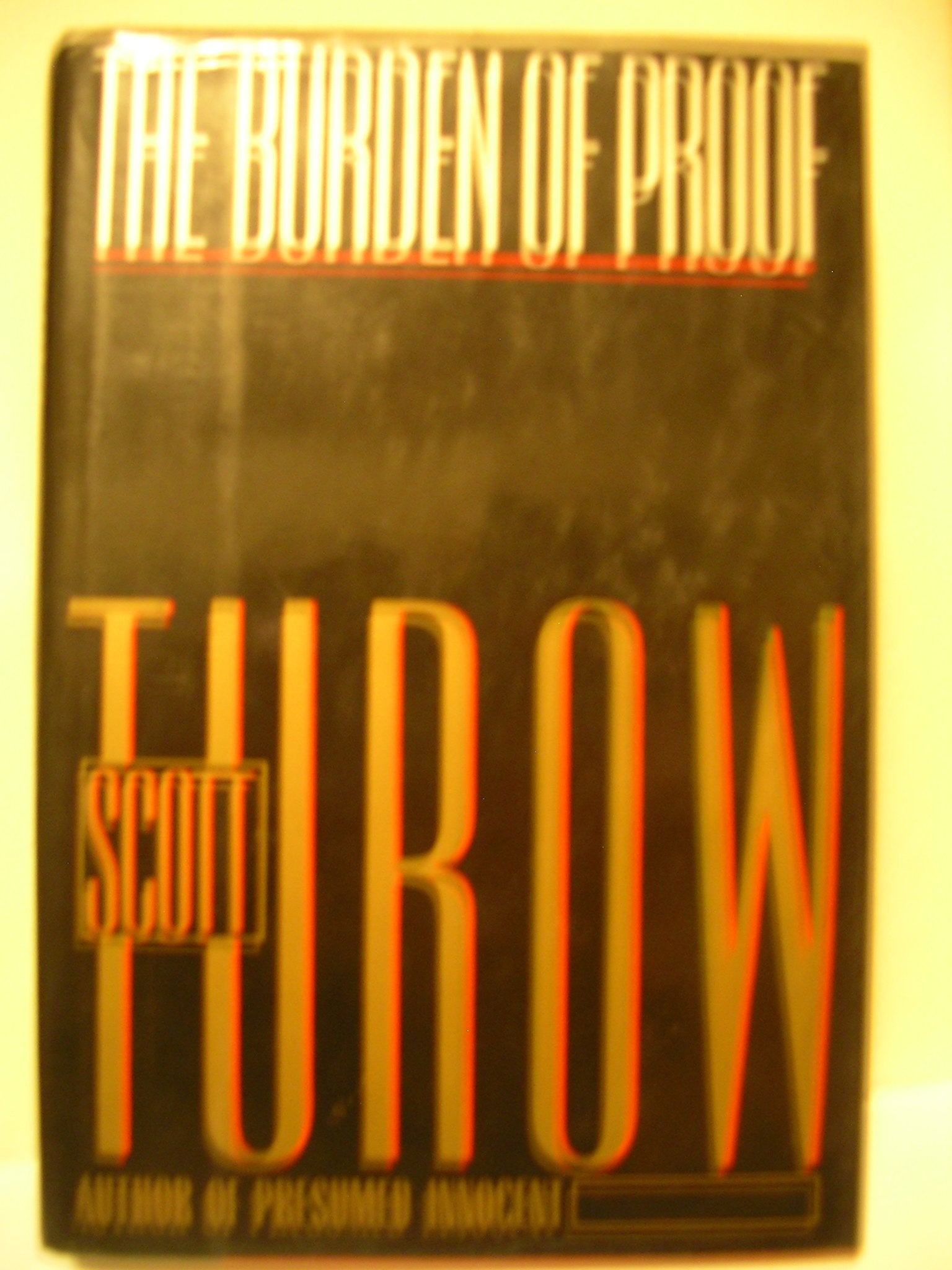 presumed innocent the burden of proof used book depot
