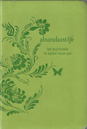 Abundant Life Devotional "365 Blessings to Begin Your Day used book depot