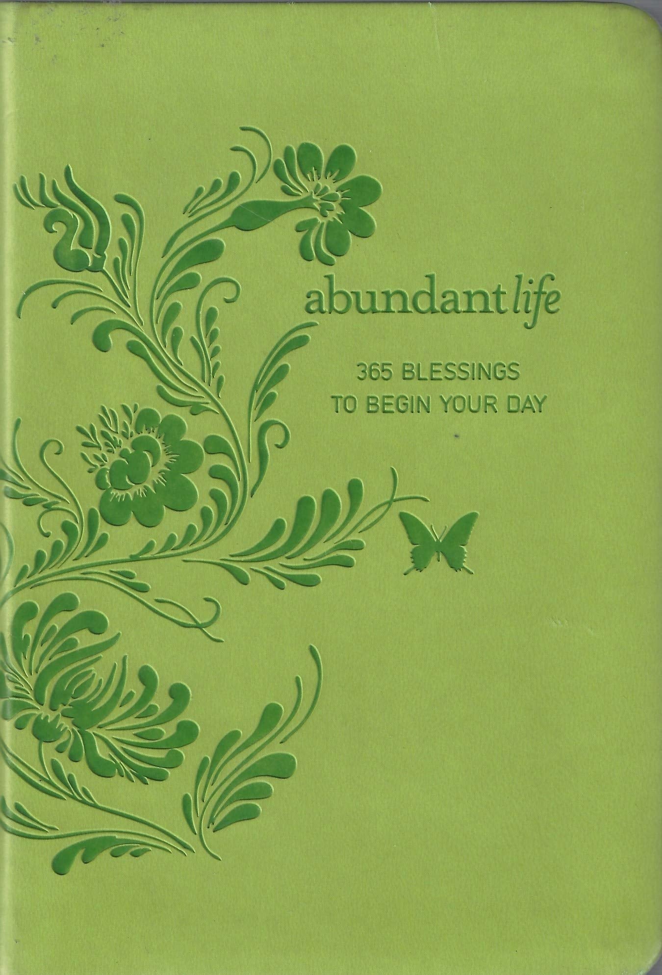 Abundant Life Devotional "365 Blessings to Begin Your Day used book depot