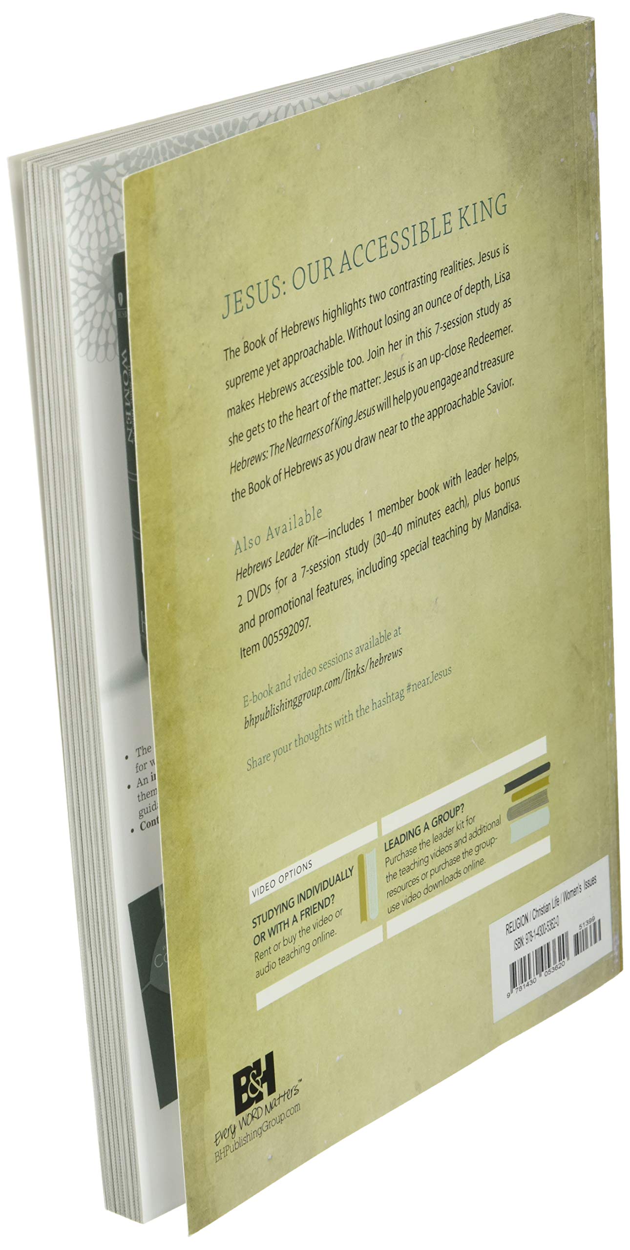 Hebrews Bible Study Book: The Nearness of King Jesus used book depot