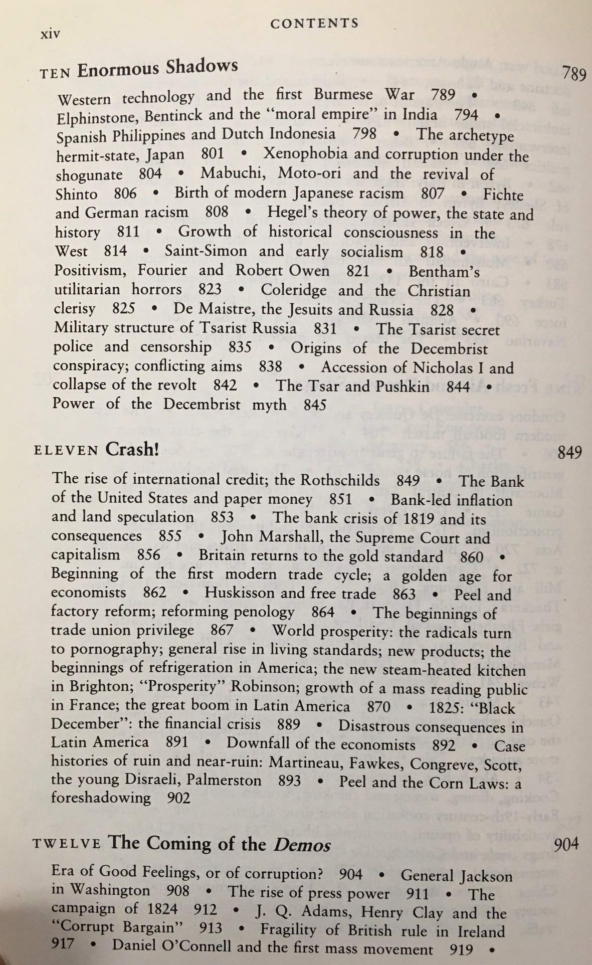 The Birth of the Modern: World Society, 1815-1830
