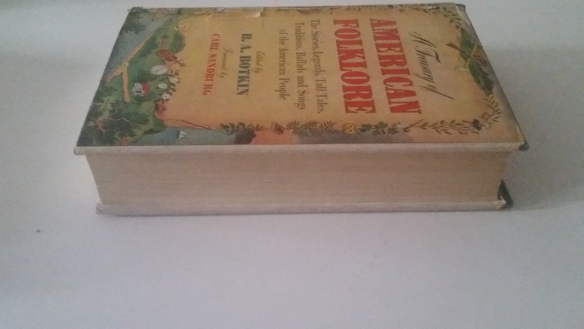A Treasury of American Folklore used book depot