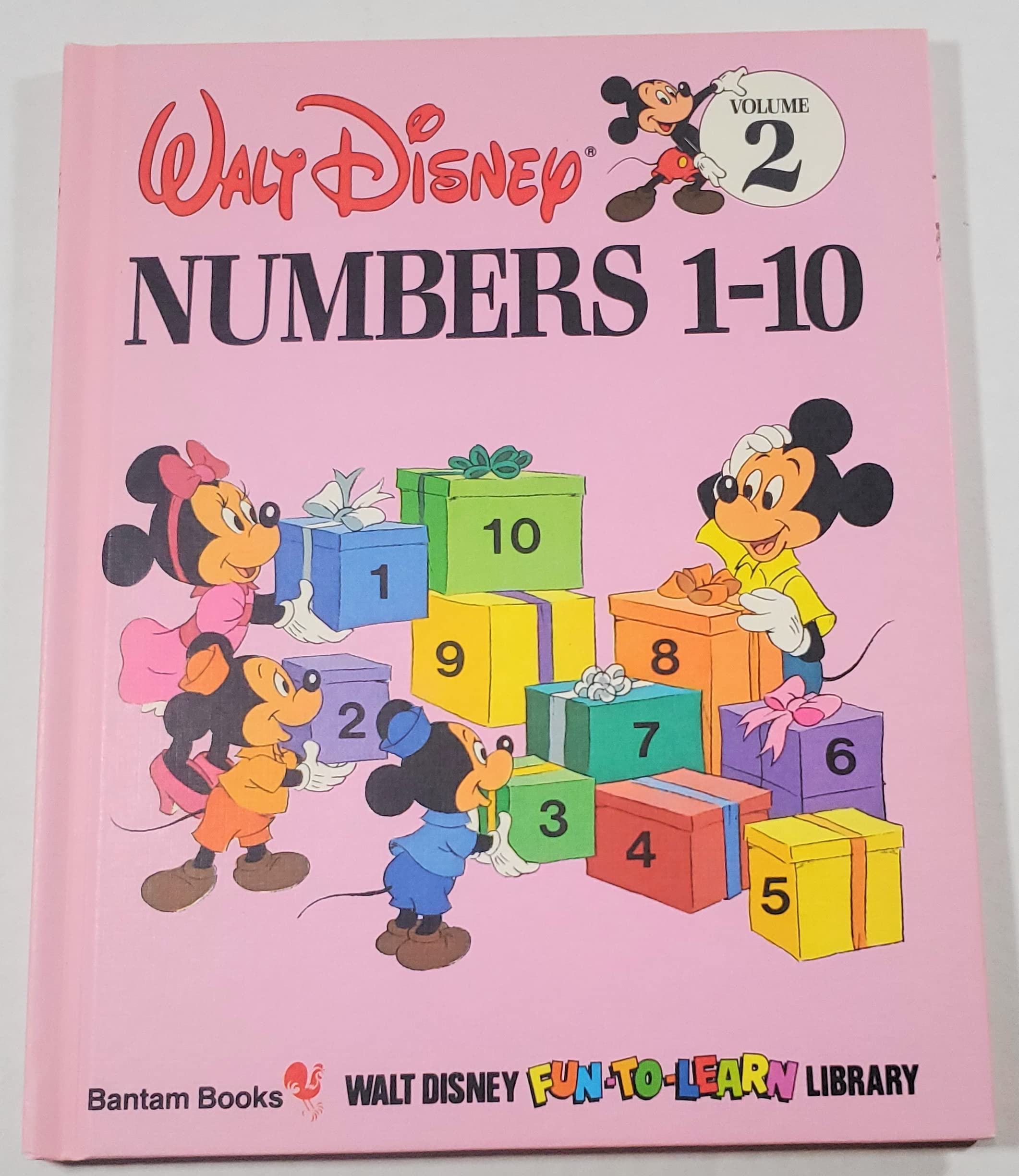 Numbers 1-10 (Walt Disney Library, Volume 2) used book depot
