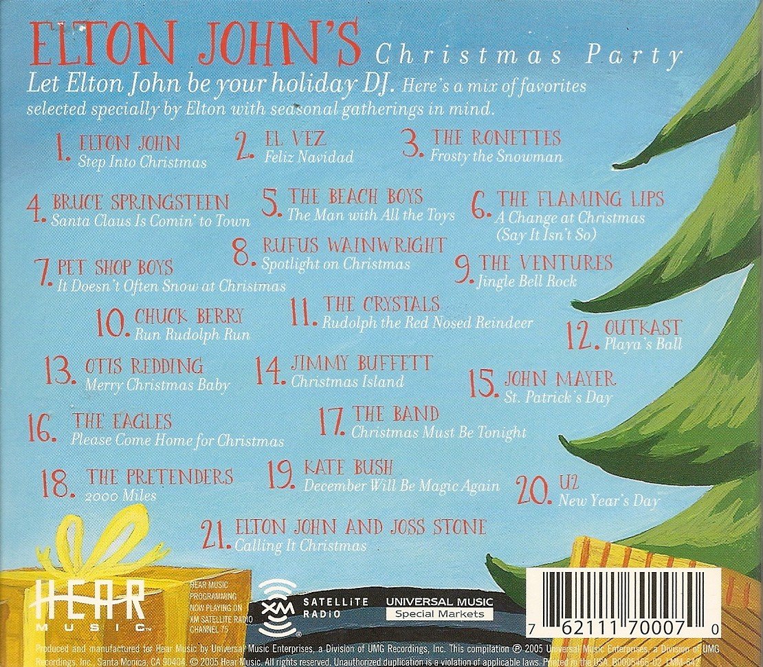 Elton John's Christmas Party used book depot