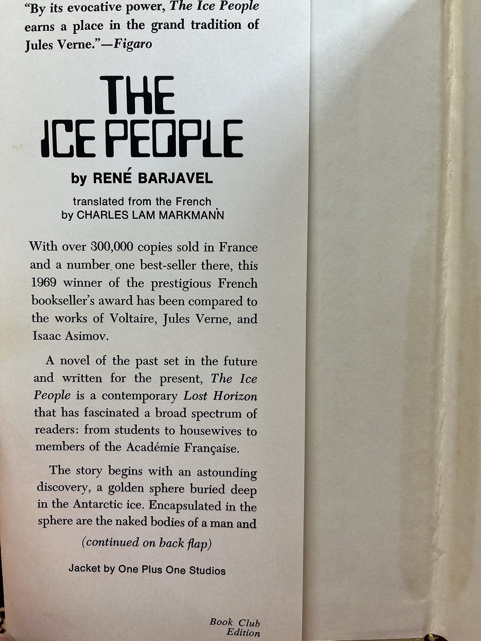 THE ICE PEOPLE used book depot