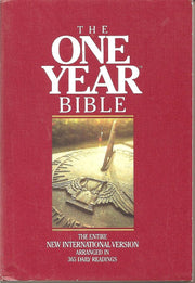 The One Year Bible NIV used book depot