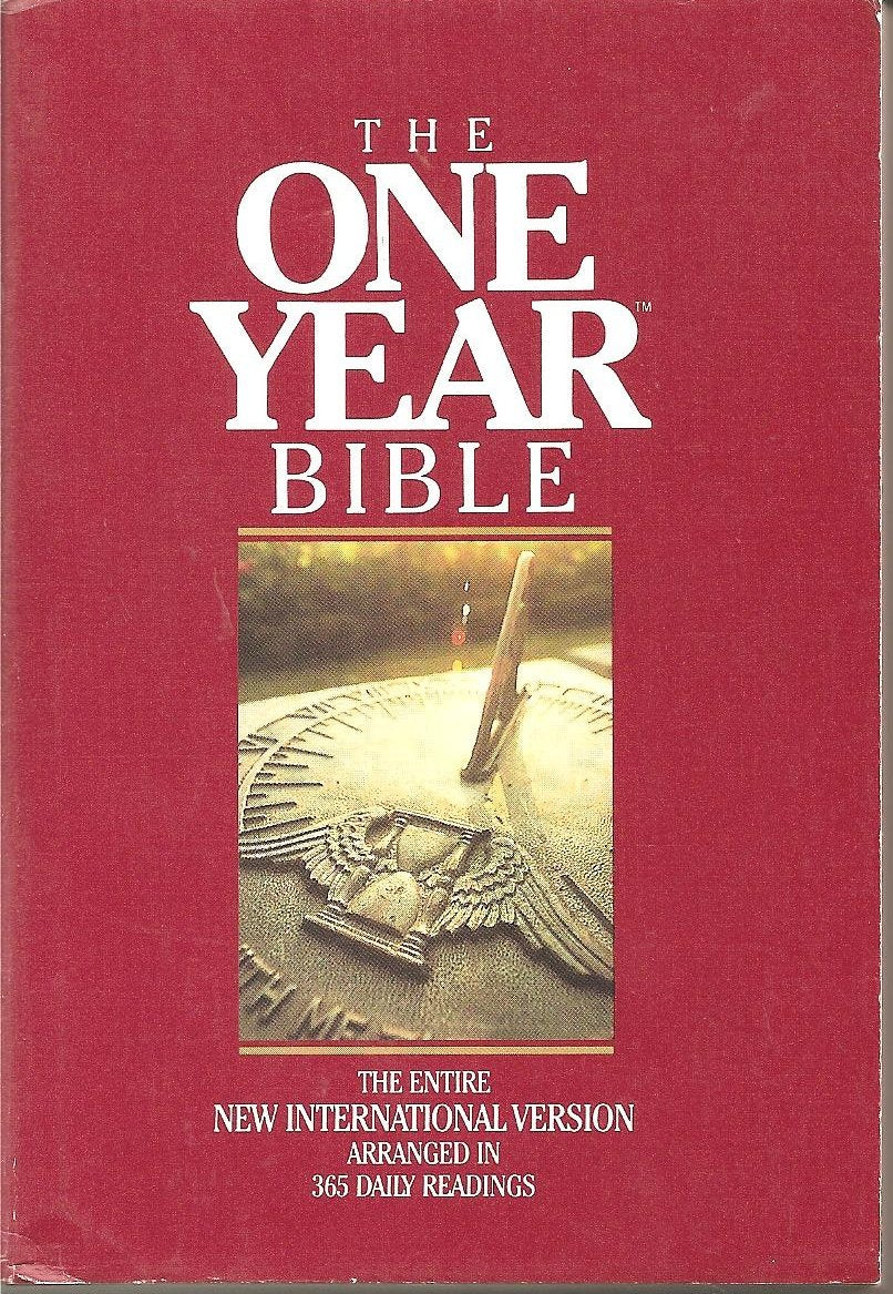 The One Year Bible NIV used book depot