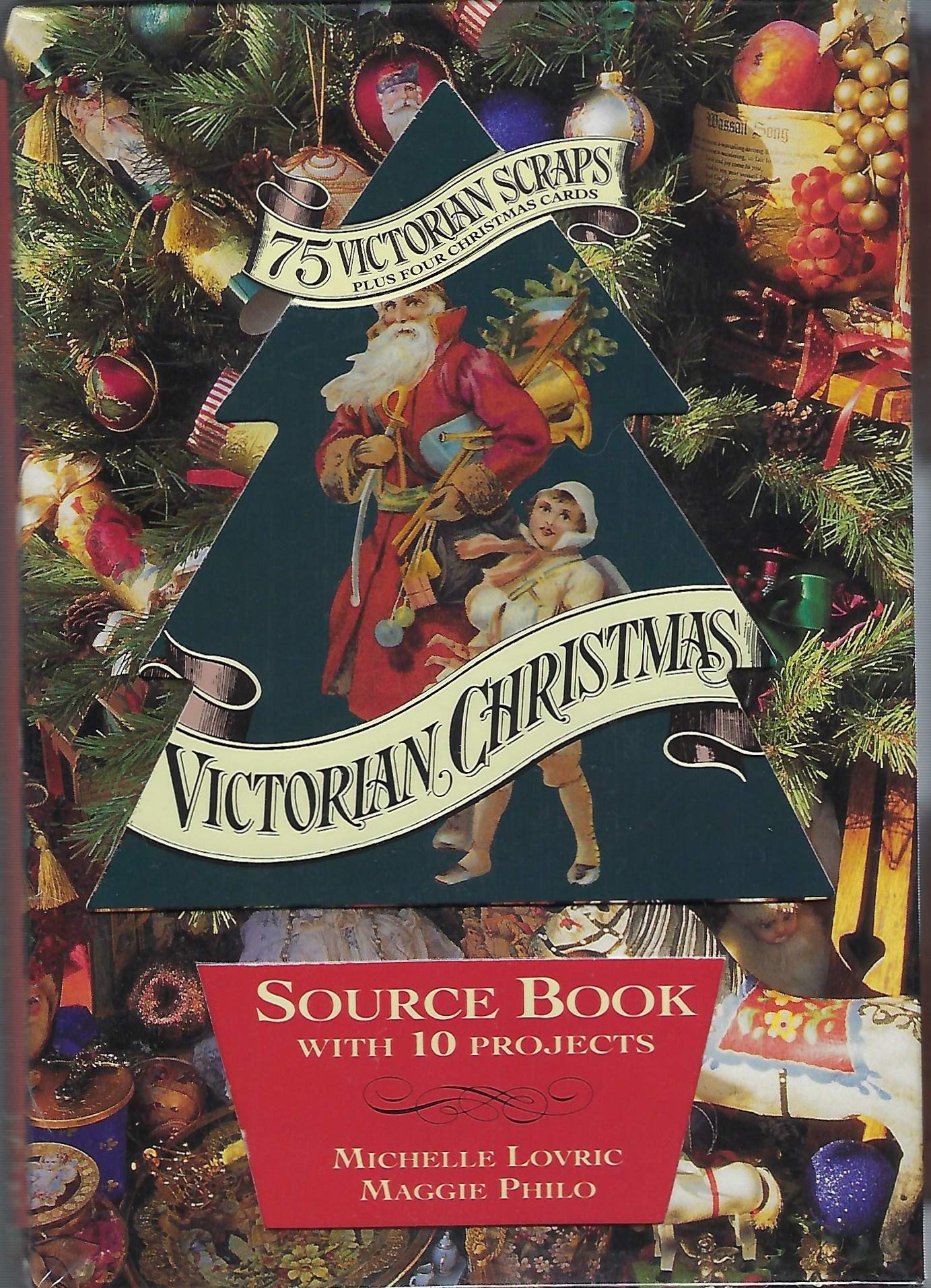 Victorian Christmas: Source Book With 10 Projects : 75 Victorian Scraps Plus Four Christmas Cards