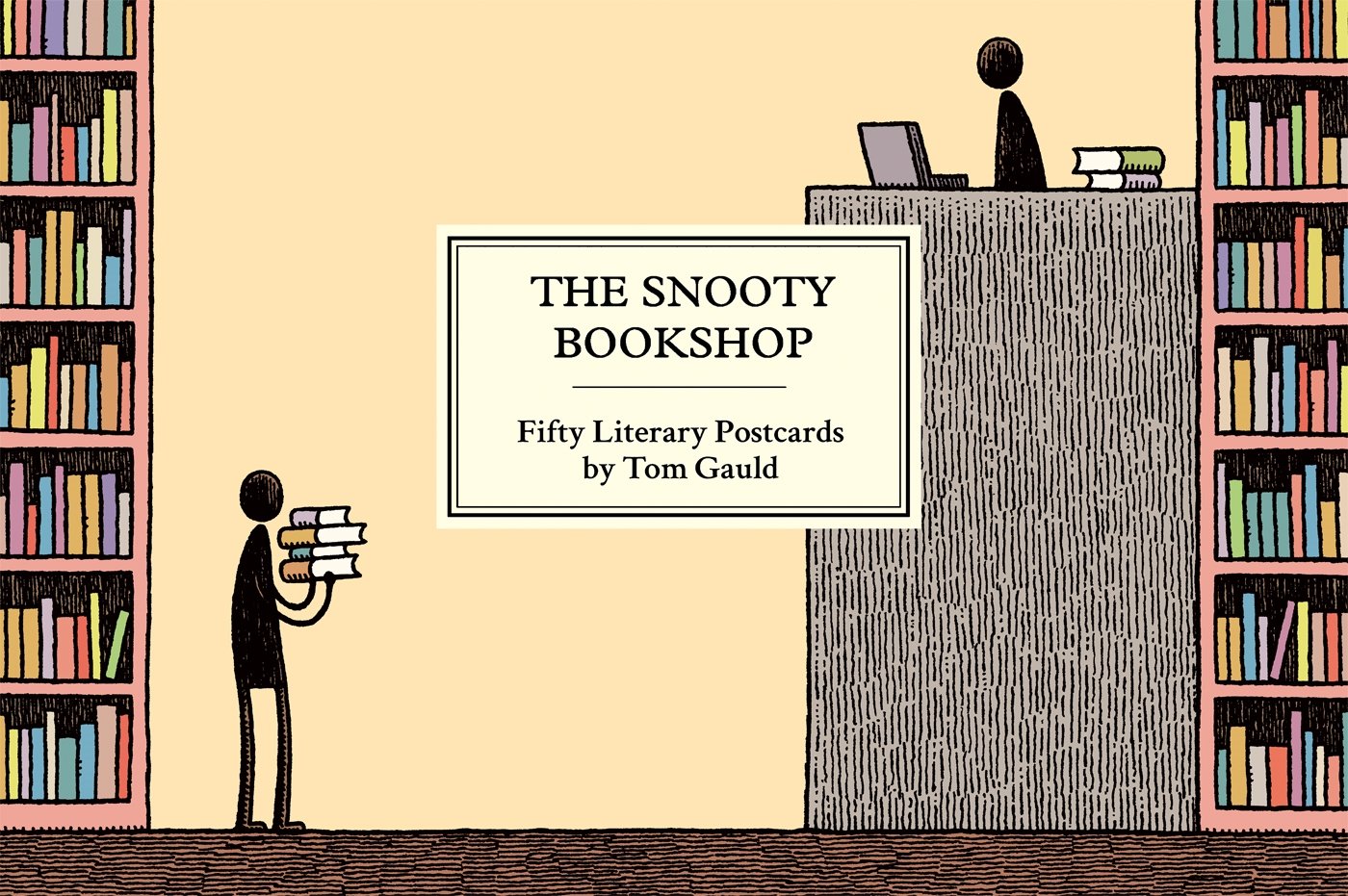 The Snooty Bookshop: Fifty Literary Postcards by Tom Gauld used book depot