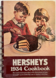 Hershey's 1934 Cookbook - Revised and Expanded with Chocolate Recipes Brought up to Date for Use in Today's Kitchen used book depot
