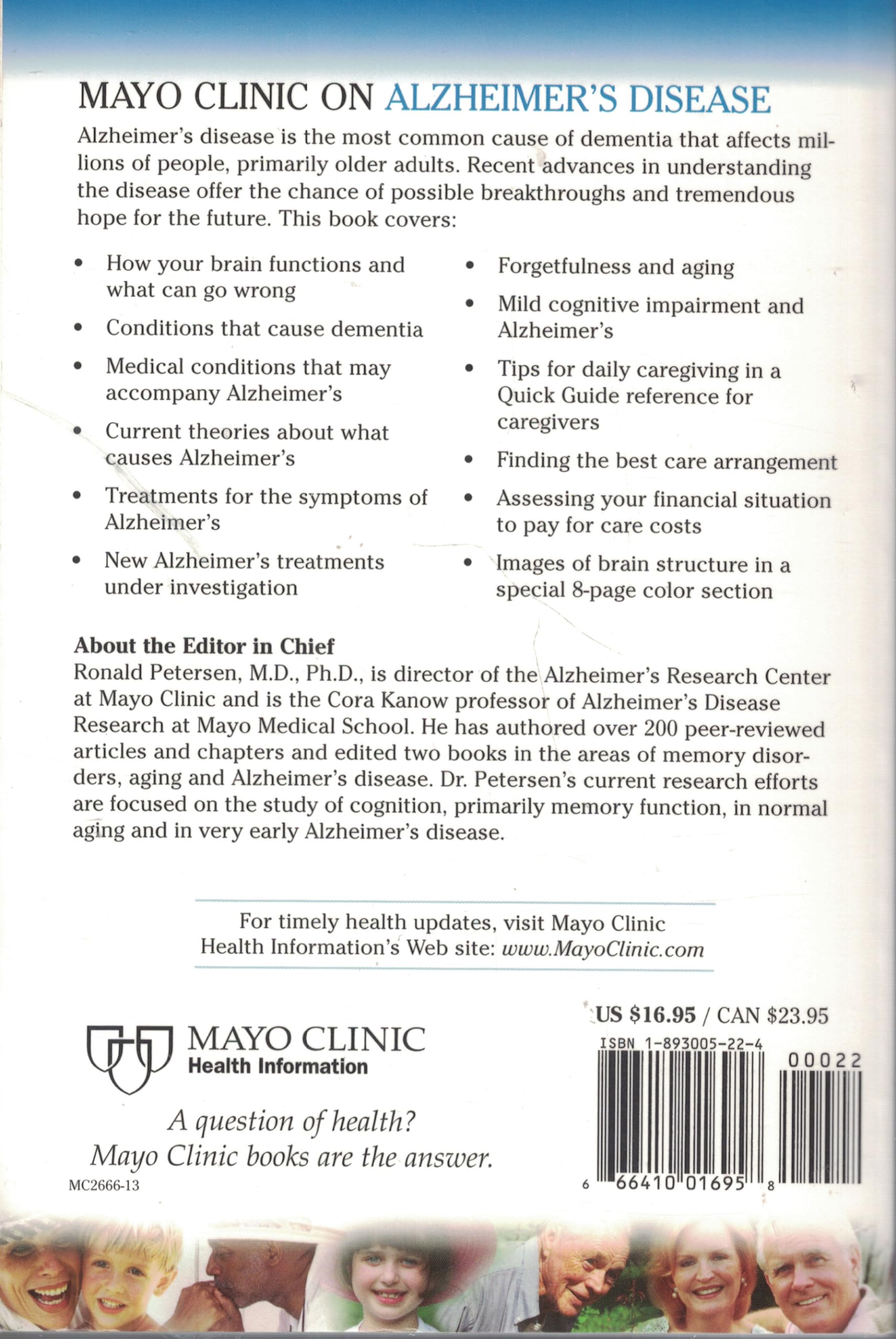 Mayo Clinic on Alzheimer's Disease used book depot