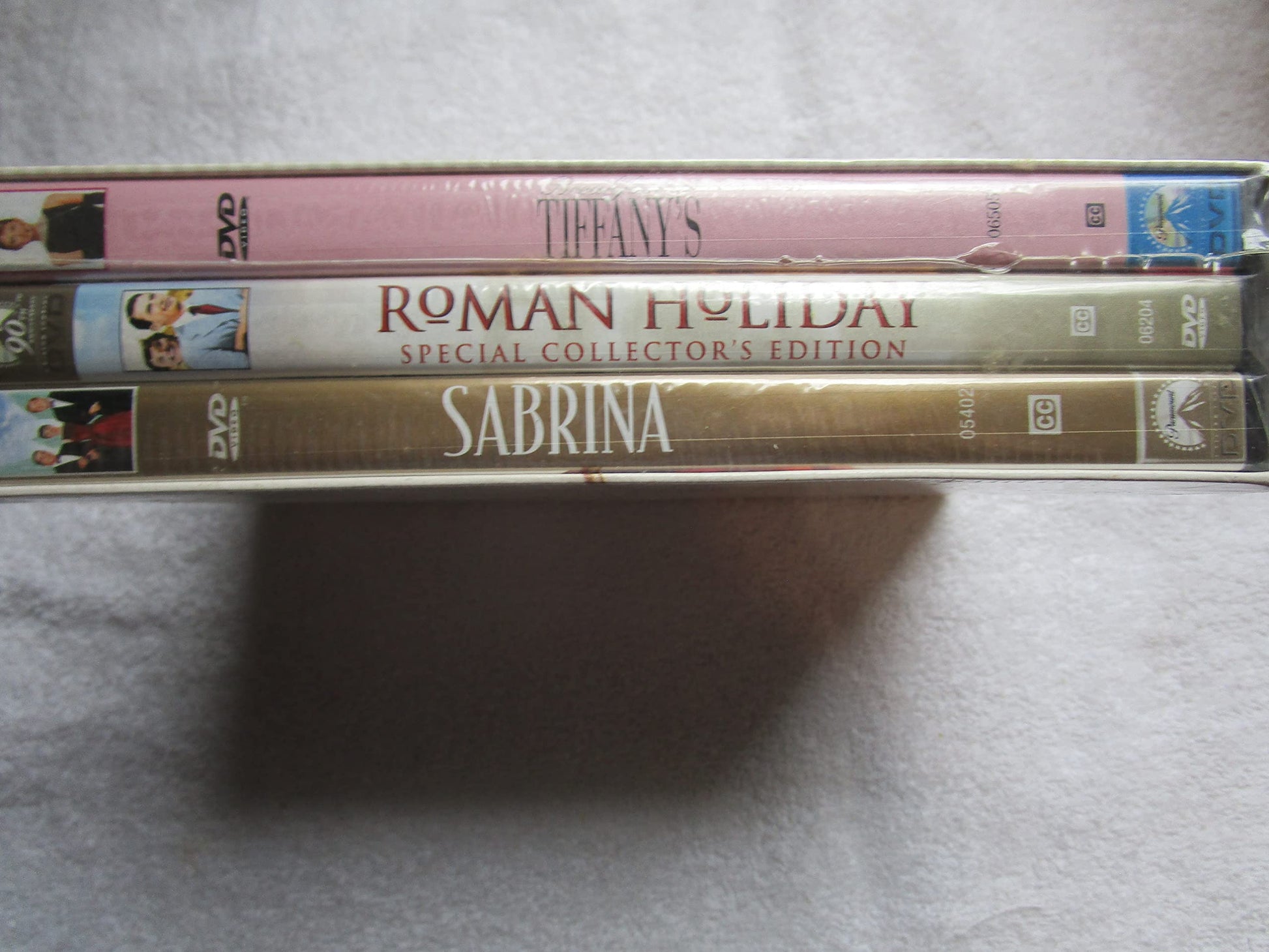 The Audrey Hepburn DVD Collection (Roman Holiday / Sabrina / Breakfast at Tiffany's) used book depot