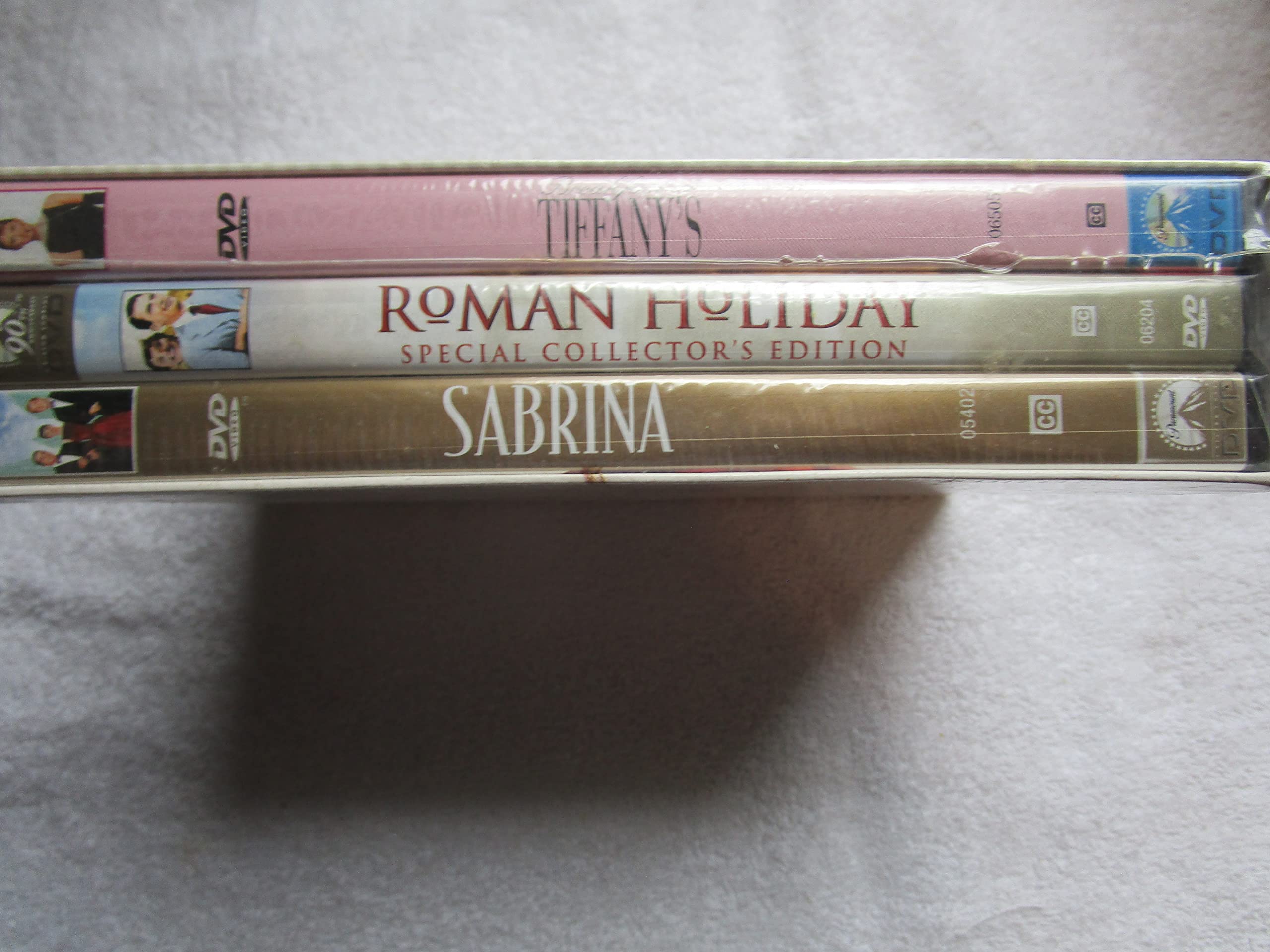 The Audrey Hepburn DVD Collection (Roman Holiday / Sabrina / Breakfast at Tiffany's) used book depot
