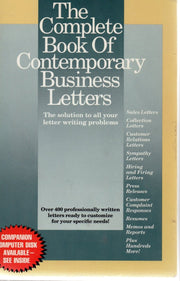 The Complete Book of Contemporary Business Letters used book depot