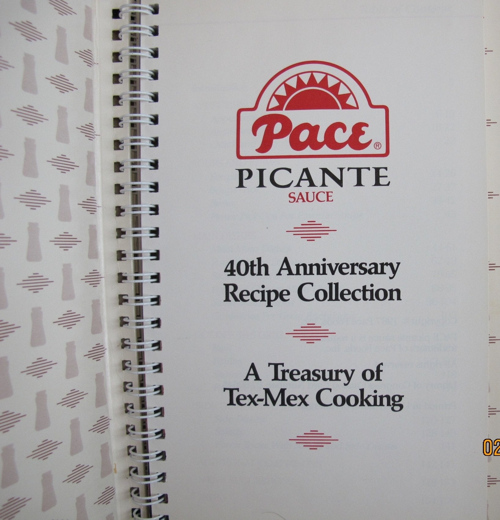 Pace Picante Sauce: 40th Anniversary Recipe Collection; a Treasury of Tex-mex Cooking used book depot