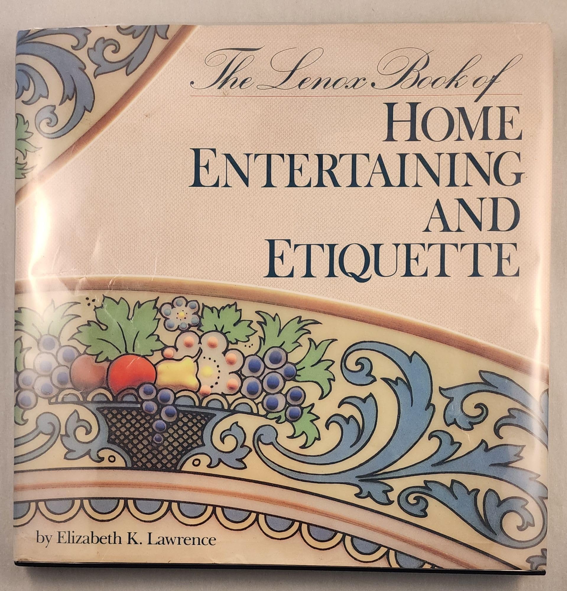The Lenox Book of Home Entertaining & Etiquette used book depot