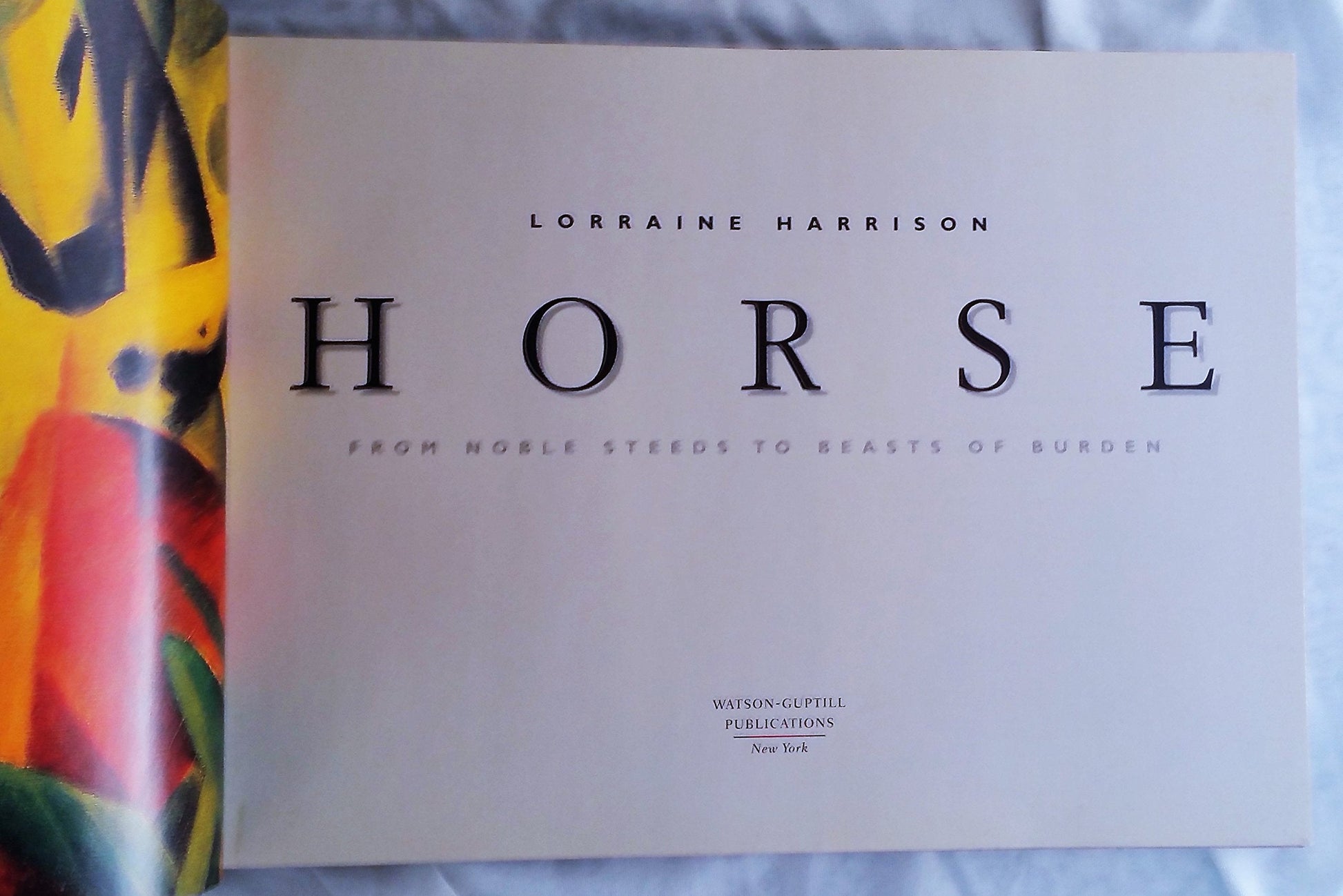 Horse: From Noble Steeds to Beasts of Burden used book depot
