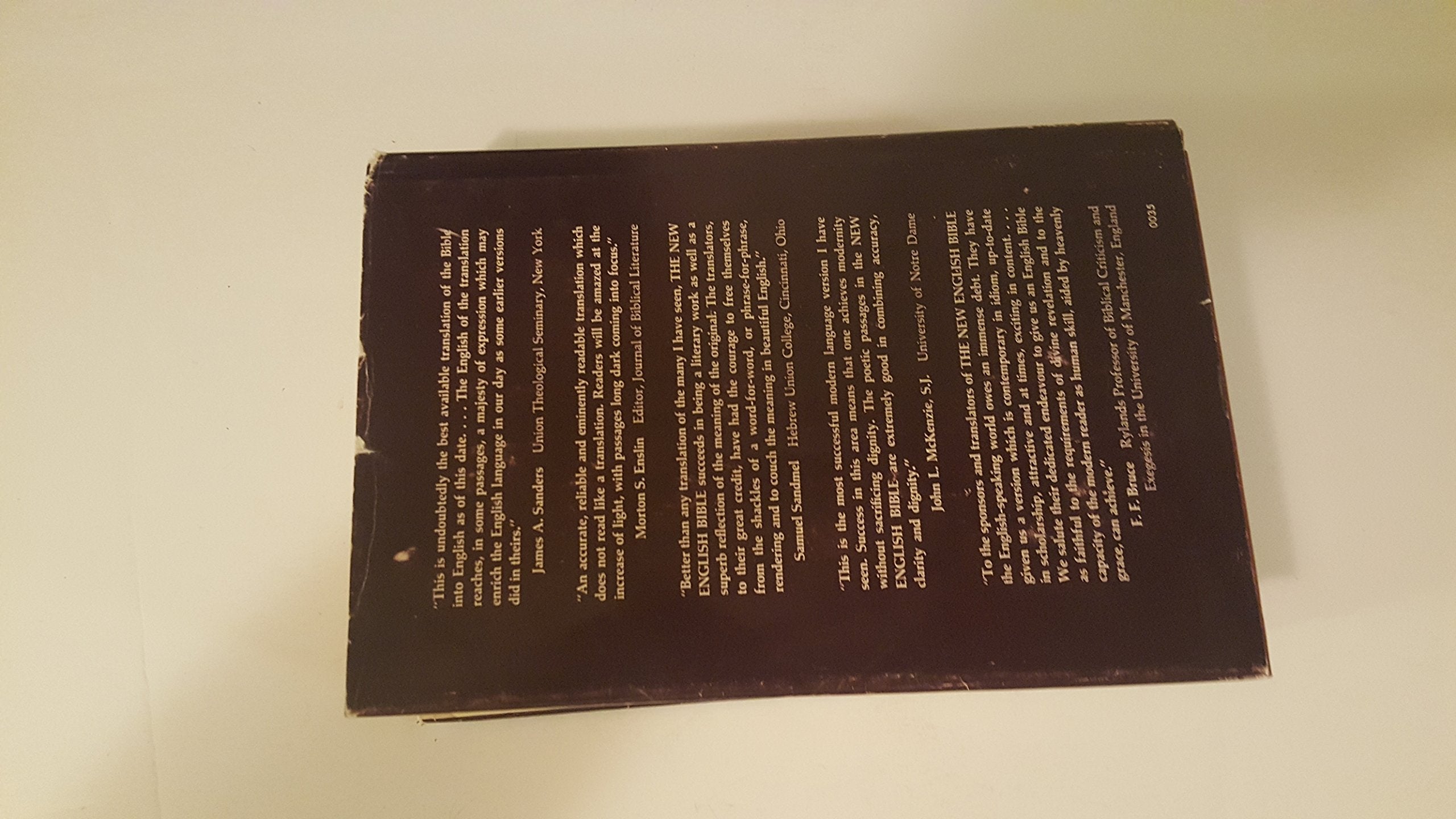 The New English Bible with the Apocrypha