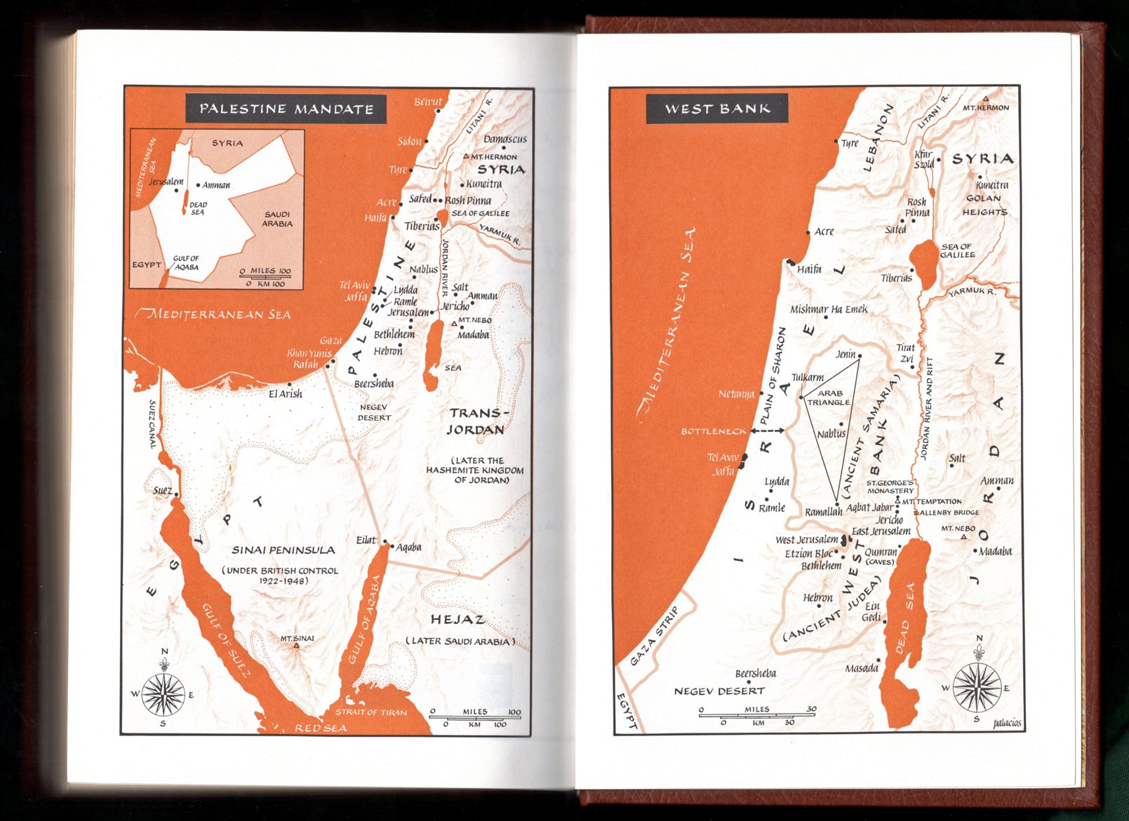 The Haj. True First Edition and Limited Edition, Signed by Author. Five Reference Maps.