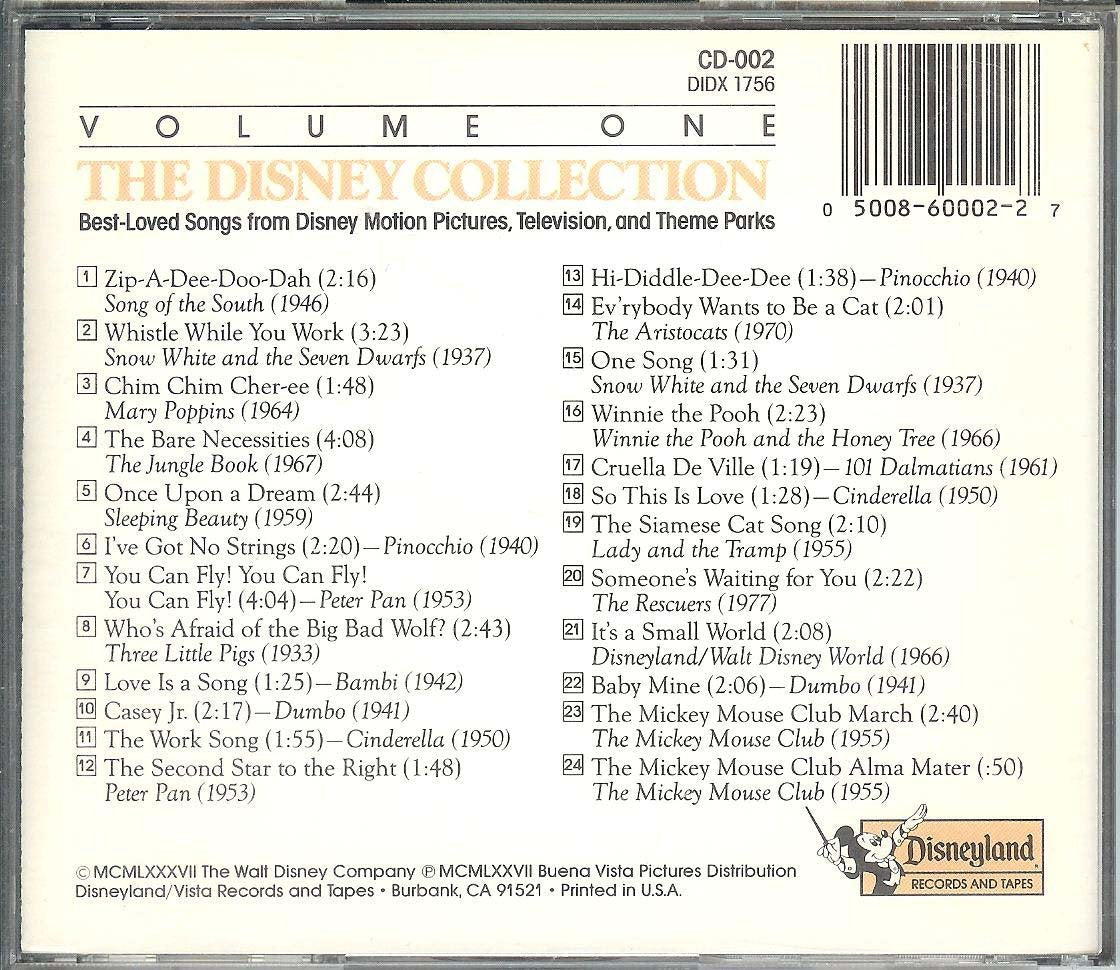The Disney Collection, Volume One (Best-Loved Songs from Disney Motion Pictures, Television, and Theme Parks) used book depot