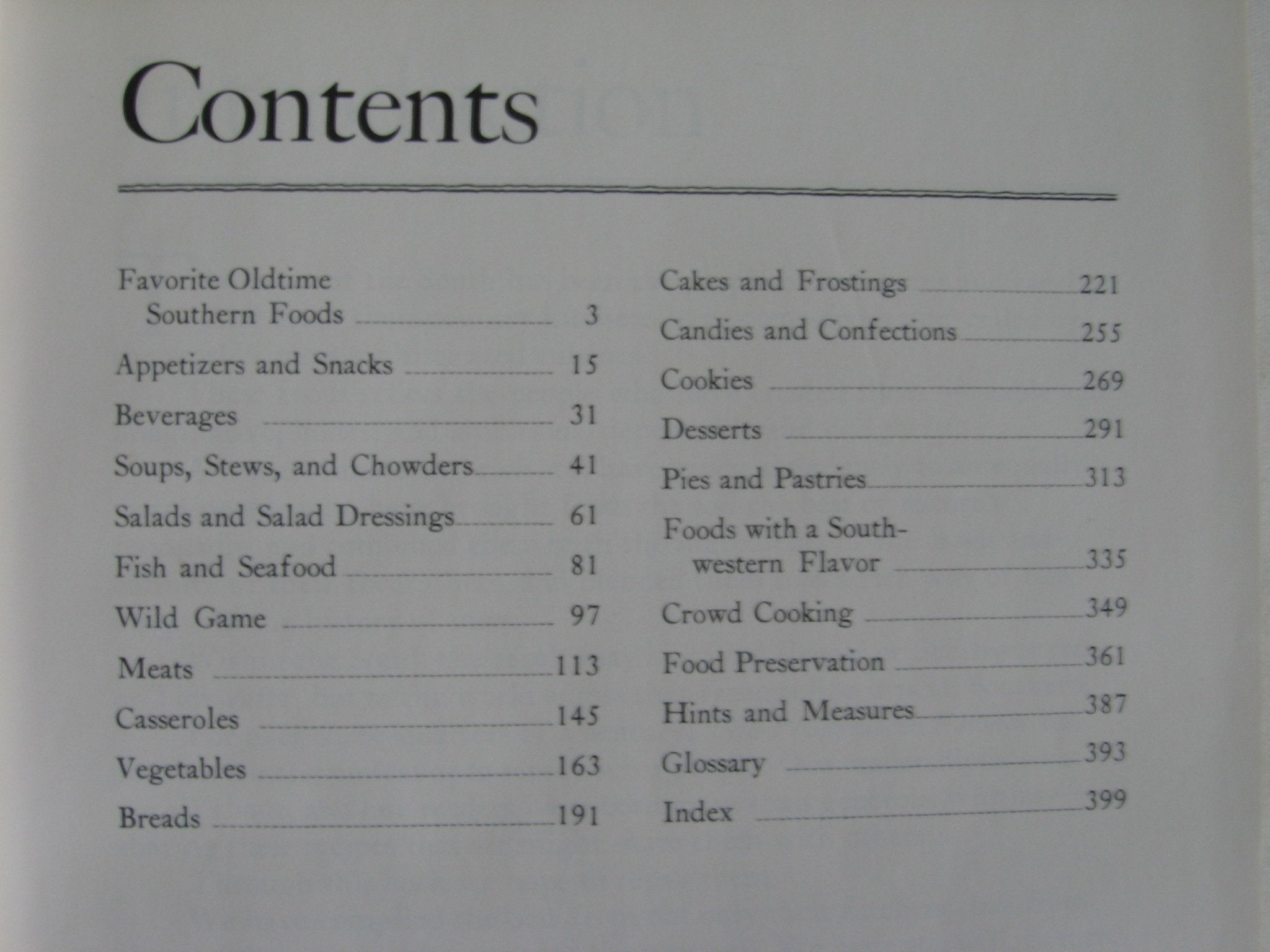 Southern Country Cookbook