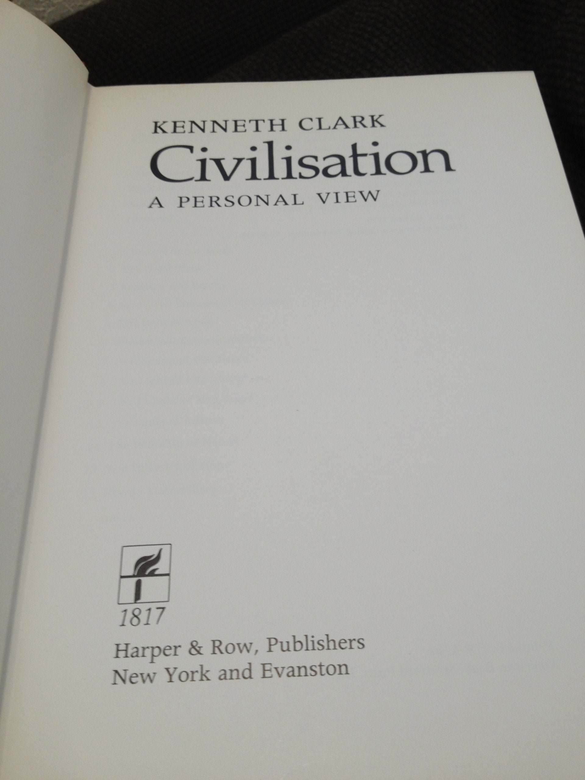 Civilization Kenneth Clark[first Edition]