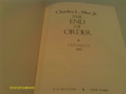 The End of Order: Versailles 1919 used book depot