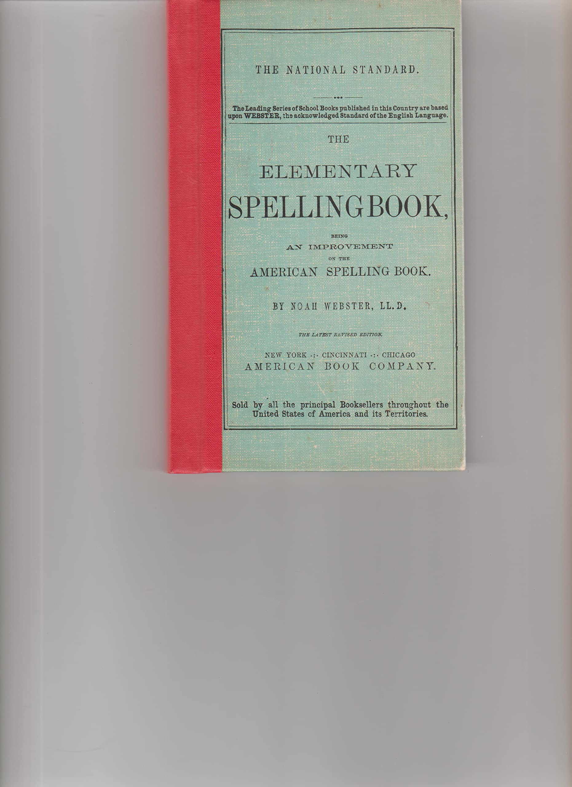 The Elementary Spelling Book used book depot