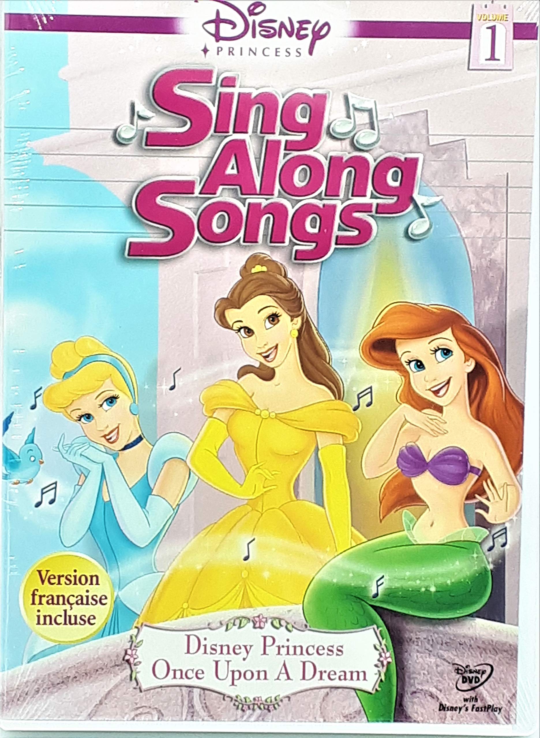 Disney Princess Sing Along Songs, Vol. 1 - Once Upon A Dream used book depot