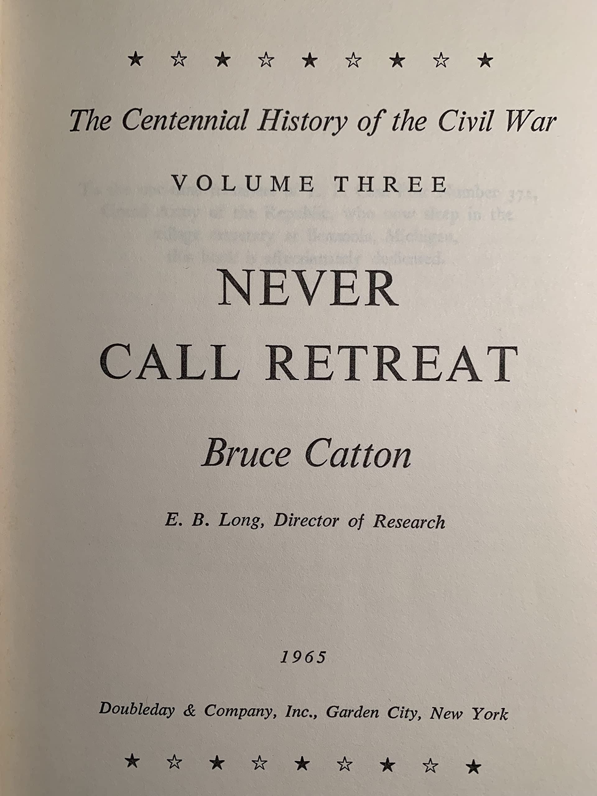 Never Call Retreat used book depot