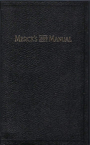 Merck's 1899 Manual used book depot