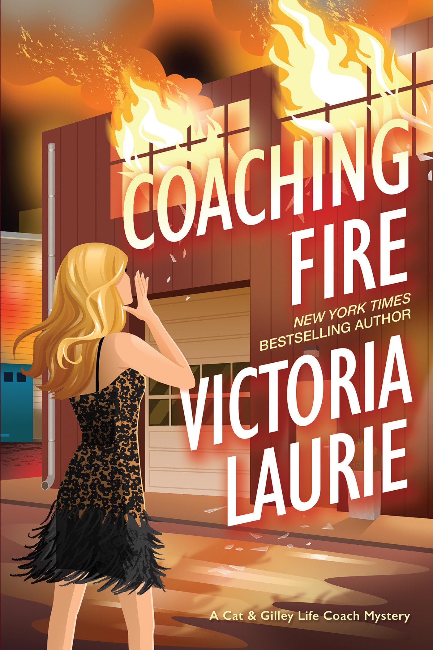 Coaching Fire (A Cat & Gilley Life Coach Mystery) used book depot