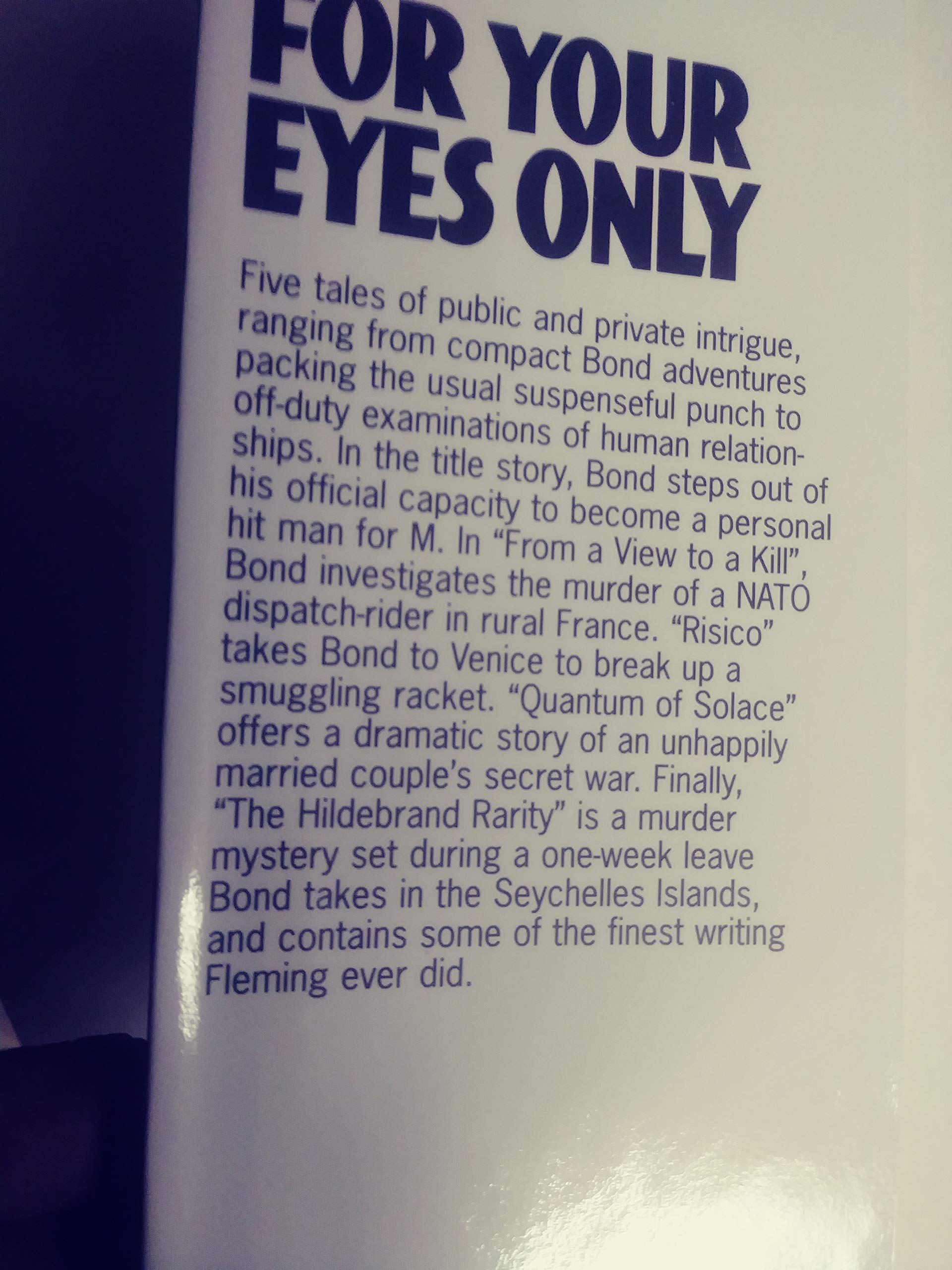 For Your Eyes Only (The James Bond Classic Library)